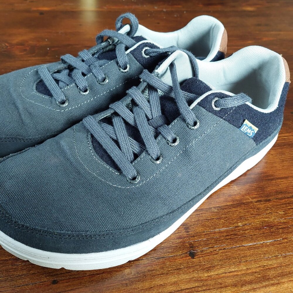 Lems Chillum minimalist shoes / sneakers, varsity blue, men's 10 / women's 11.5